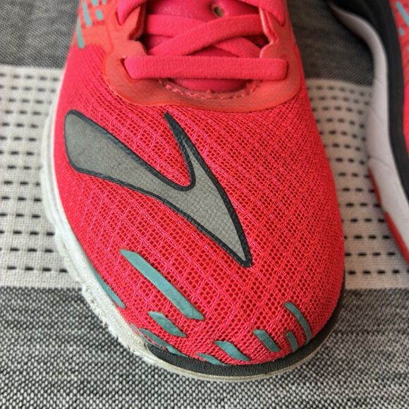 Brooks Pure Cadence 5 Women’s Bright Red/Pink Sneakers Size 9 Medium - Picture 3 of 9